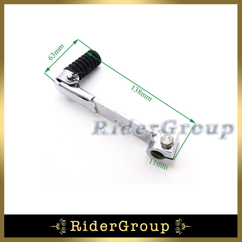 11mm Gear Shift Shifter Lever Aluminum Alloy Rubber Replacement - Foto 11