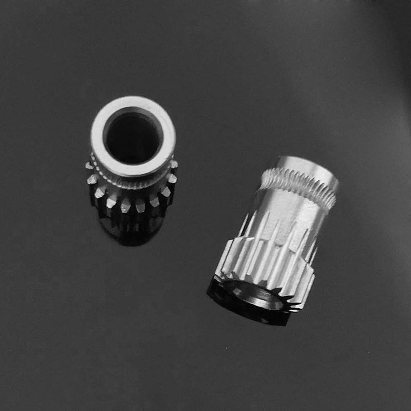 2X 3D Printer MK3 Drive Gear Extruder Dual Gears Kit Drive Gears Extrusion Wheel for Prusa I3 MK2 MK2S 3D Printer