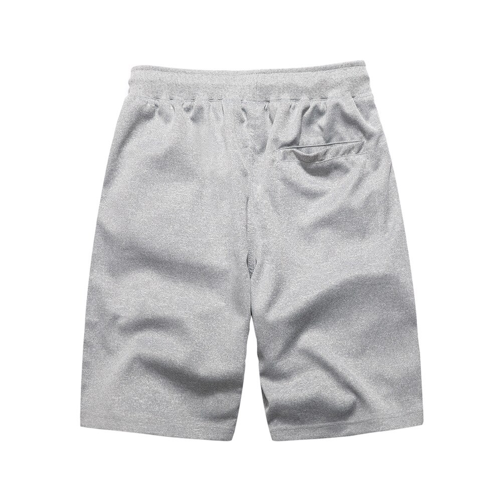 Männer Shorts Freizeit Strand 5 Minuten Von Reine Farbe Lose Jugend Beliebte In Sommer: GRAY / EUR L