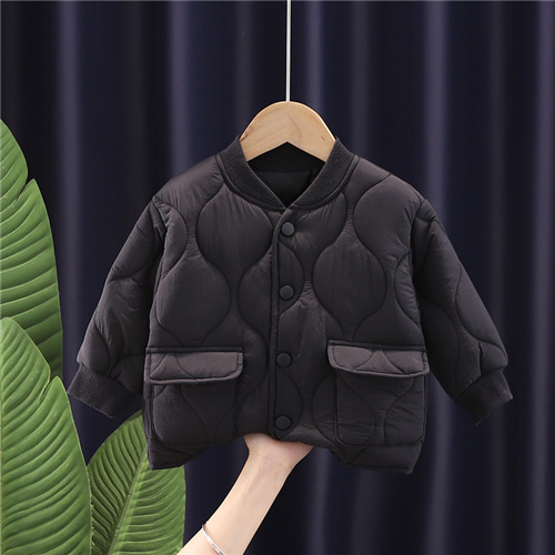 Lawadka Winter Baby Boy Kleding Jassen Down Katoen Gewatteerde Jassen Jongen Kleding Bovenkleding Casual Dikke Warme Overalls: Black / 4T