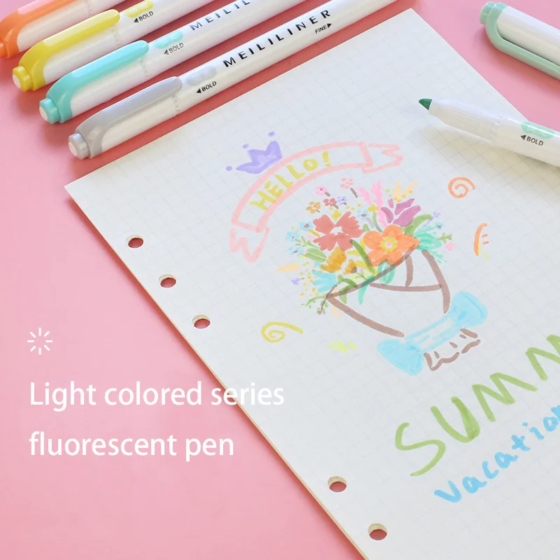 3/5/10/25 Farben Textmarker Pastellmarker Doppelspitze Fluoreszierender Stift für Kunstzeichnungen Kritzeln Markieren Schule Büromaterial