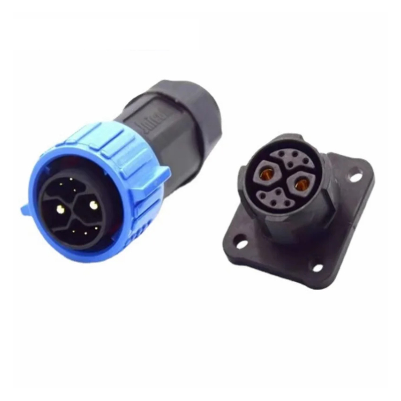 50A M23 2 + 1 + 5 E-Bike Batterij Connector Socket IP67 Waterdichte Mannelijke Vrouwelijke Energie Lithium elektrische Fiets Poort Opladen