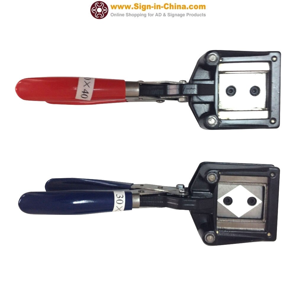 Hand Held Paspoort ID Foto Punch Cutter, Foto Cutter III, Corner cutter, 50x70mm Ronde hoek