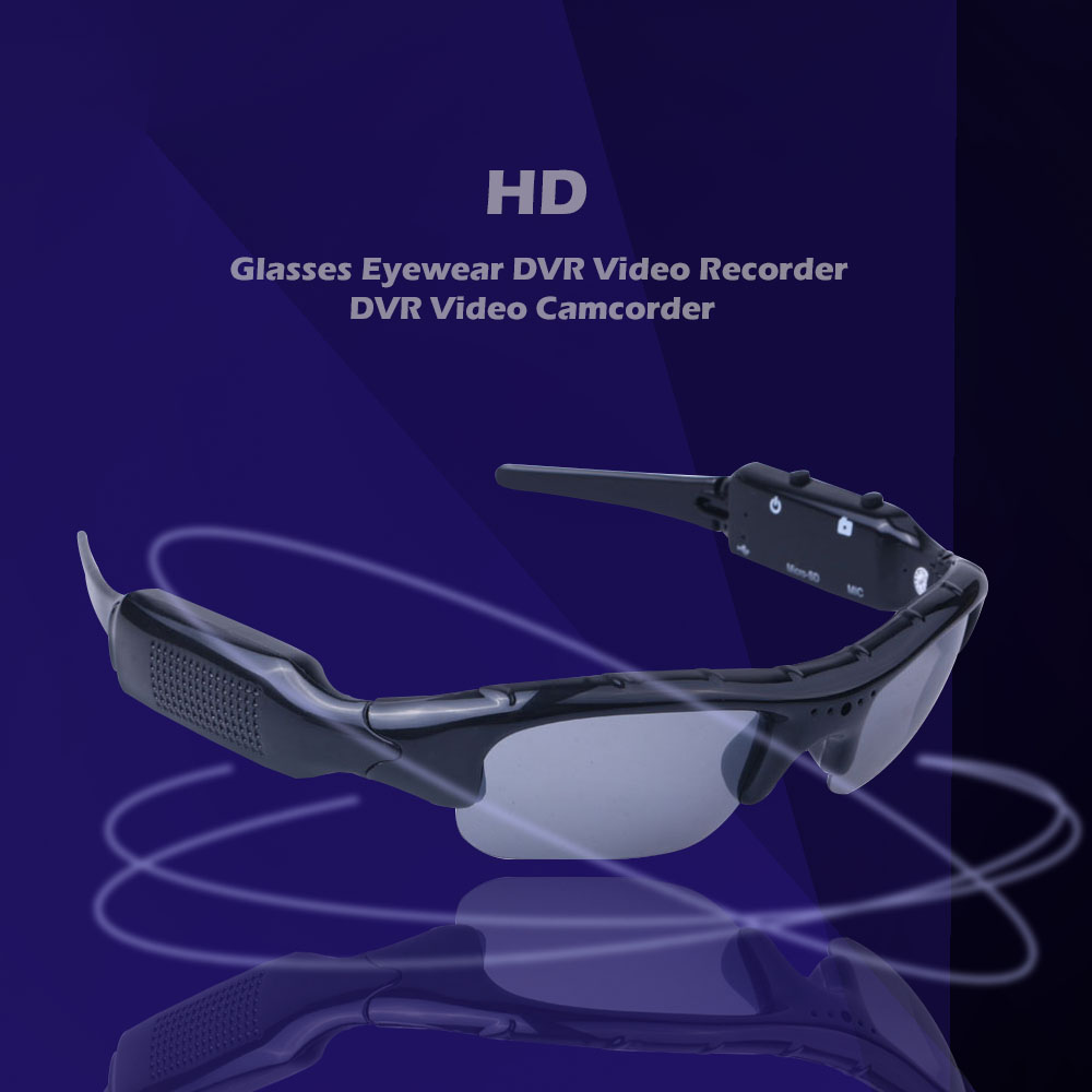Sport caméra numérique lunettes de soleil HD lunettes DVR enregistreur vidéo DVR caméscope vidéo pour cyclisme conduite ski: Camera Sunglasses