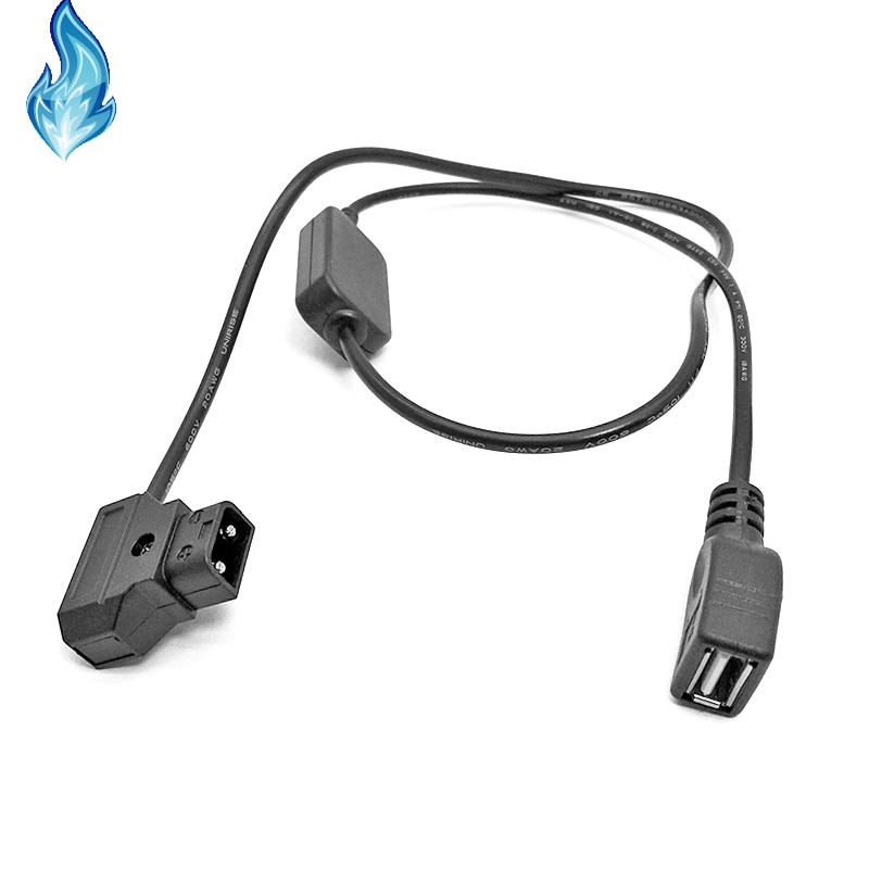 Anton Battery D-Tap P-Tap Male Connector to DC 5V Female USB Power Charging Cable for Apple iPhone Android Mobile Phone MP3 MP4