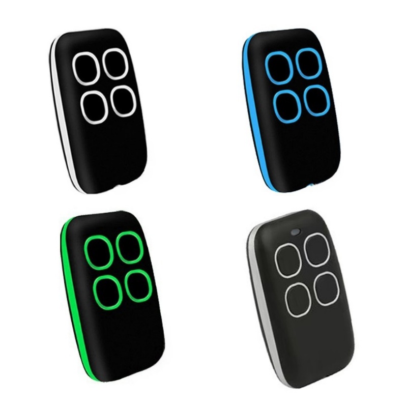 Mando a distancia Universal para puerta de garaje, 4 botones, 433MHz, duplicador de código, clon, llave de puerta, mando, transmisor manual