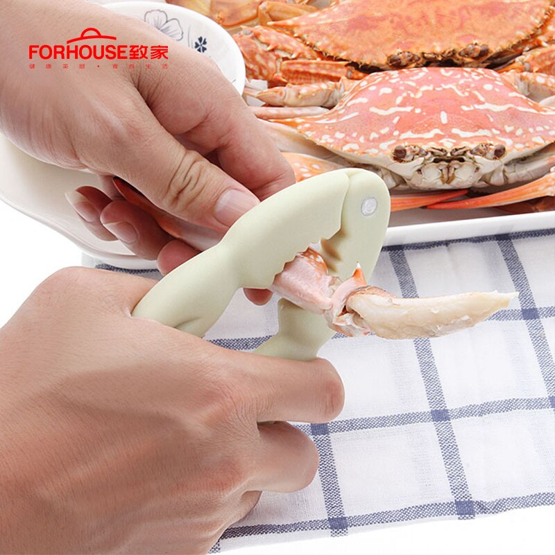 Lobster Crab Forks Cracker Crab Caws Sheller Walnut Nut Clip Sea Food Tool Plastic Spoon Kitchen Gadgets
