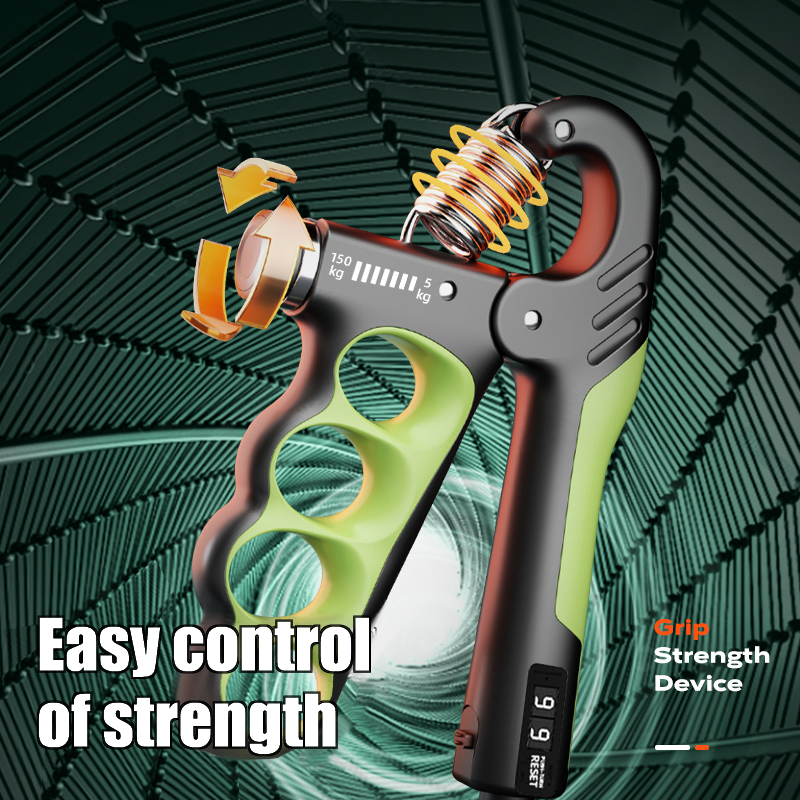 5-150kg Adjustable Grip Strength Device for Rehabilitation Training, Muscle Enhancement, Strength Training, Grip Strength Device