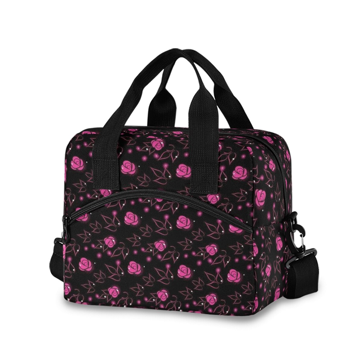 Zonnebloem Vrouwen Mannen Lunchbox Draagtas Voedsel Verse Thermische Geïsoleerde Lunch Zakken Koeler Voor Jongens Meisje Kids School Picknick bento Bag: 10