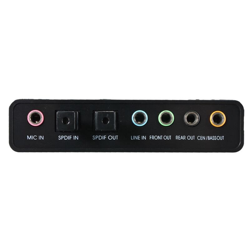Externe Usb 5.1 3D O Geluidskaart Virtual 7.1 Channel Converter Adapter Kabel