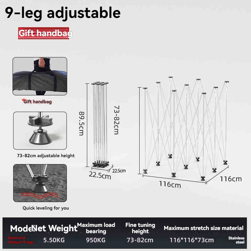 Foldable Spider Leg Workbench Stainless Steel Port... – Vicedeal