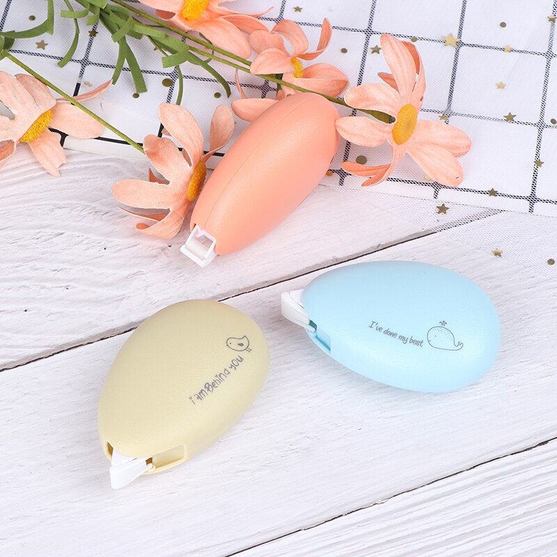 1pcs Adhesive Roller Permanent Adhesive Applicator Glue Tape Correction Tape Double Sided Dot Correction Tape