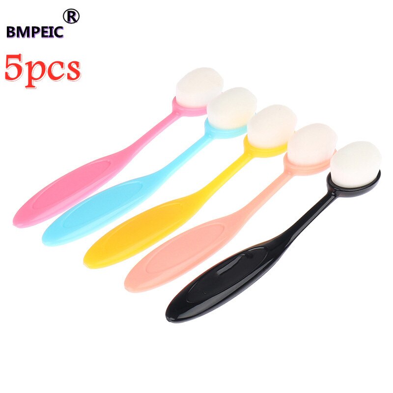 5pcs Colorful Blender Brushes Drawing Painting Brush Makeup Brushes Make Up Painting Brushes For Scrapbooking Card Handmade