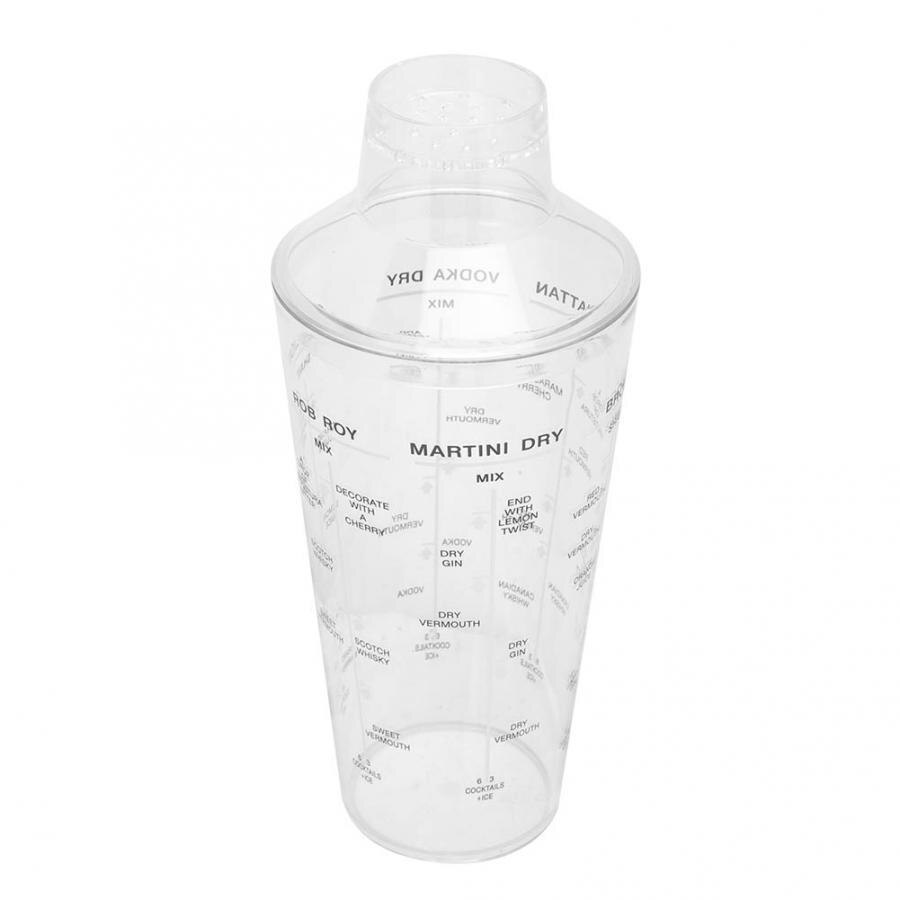 Cocktail shaker drink mixer blanda skakning verktyg bartender bar tillbehör med skala
