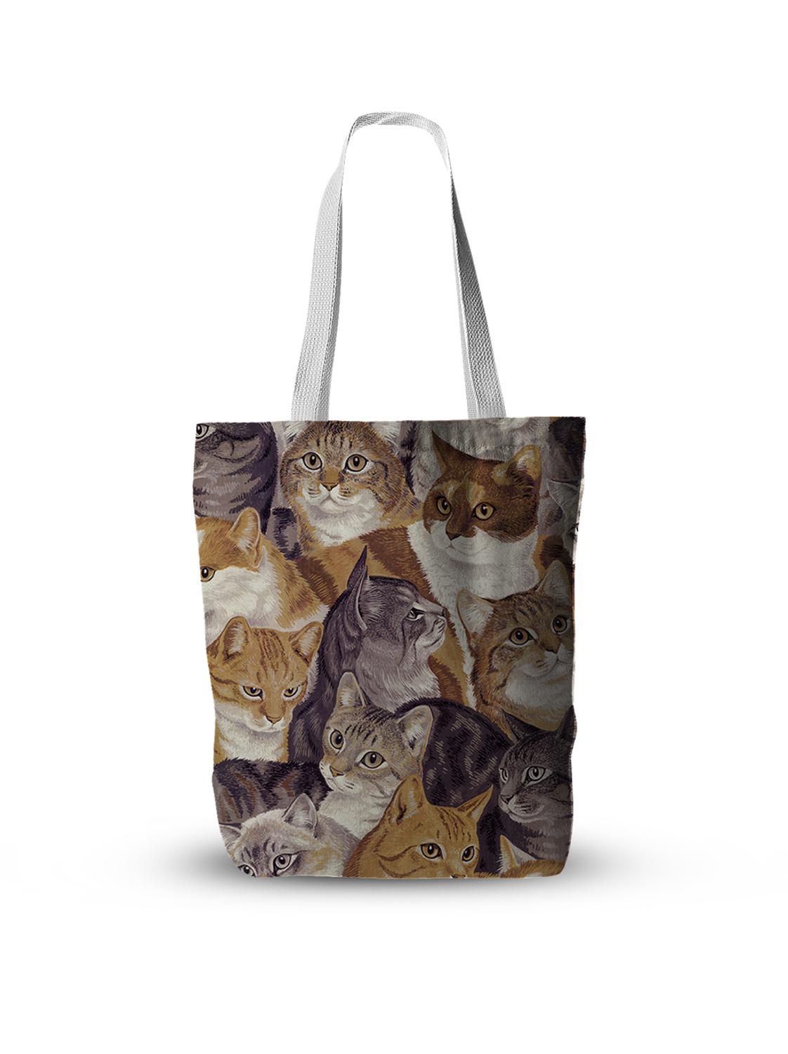 Mode Vrouwen Canvas Handtas Dier Schattig Meisje Boodschappentas Schedel Leuke Casual Schoudertas Grote Capaciteit Tote Bag Herbruikbare Tas