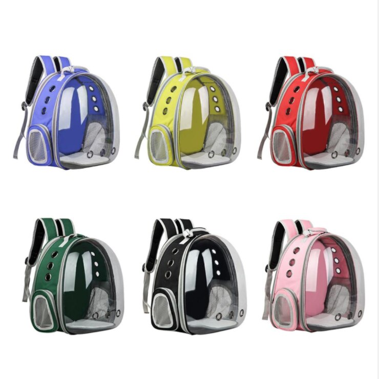 Portable Pet Cat Backpack Foldable Multi-Function Pet Dog Carrier Bag Large Space Capsule Bubble Shoulder Pet Backpack Tent Cage