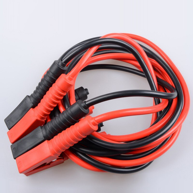 2.5m Car Auto Emergency Battery Cable Booster Cord Copper With Clip Clamp Charging Booster Cable Car Jumper Wire Start Clamp