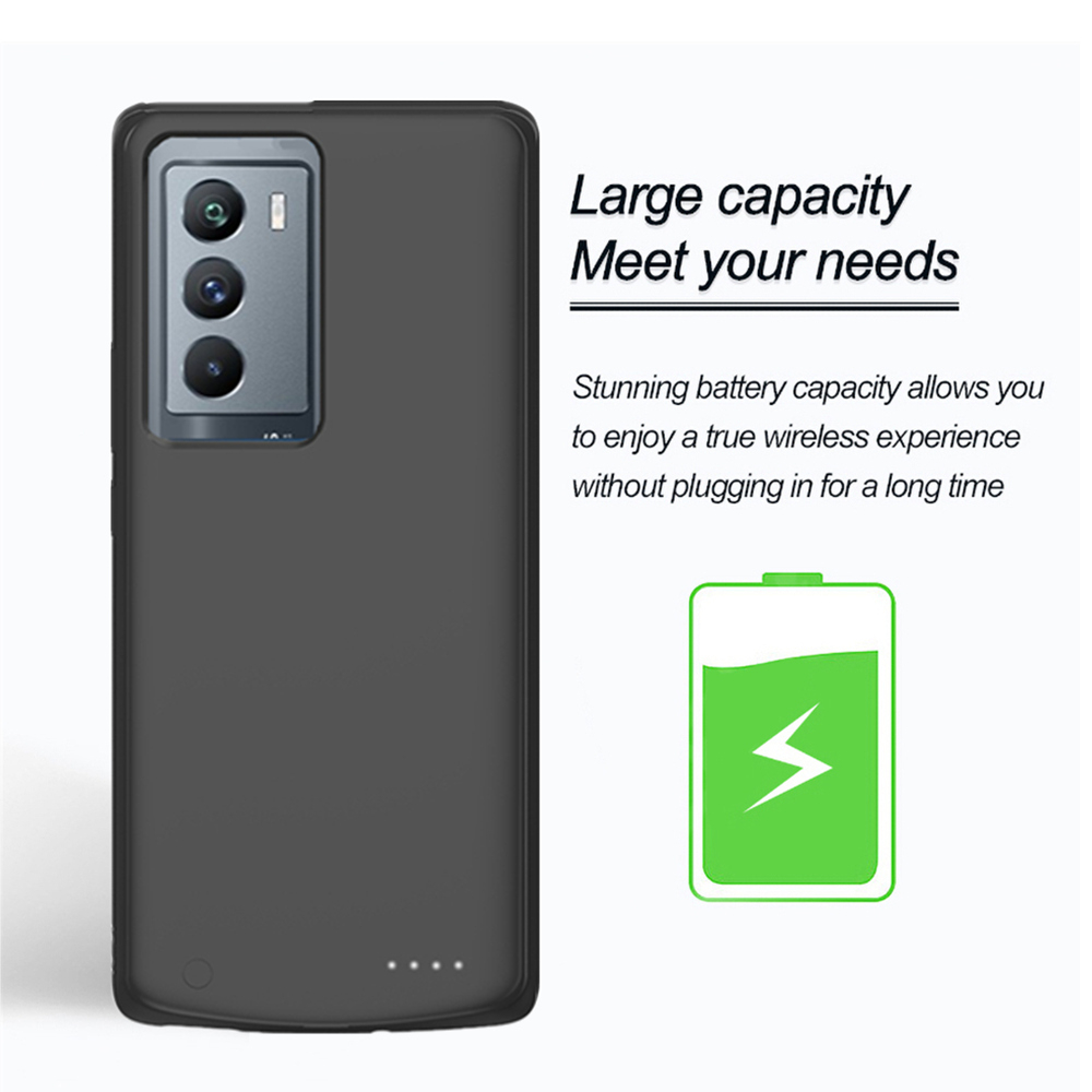 Portable Power Bank Cover For OPPO IQOO Neo 5 5S 5 SE Smart Battery Cases 6800mAh Externel Battery Powerbank Charging Cover Case