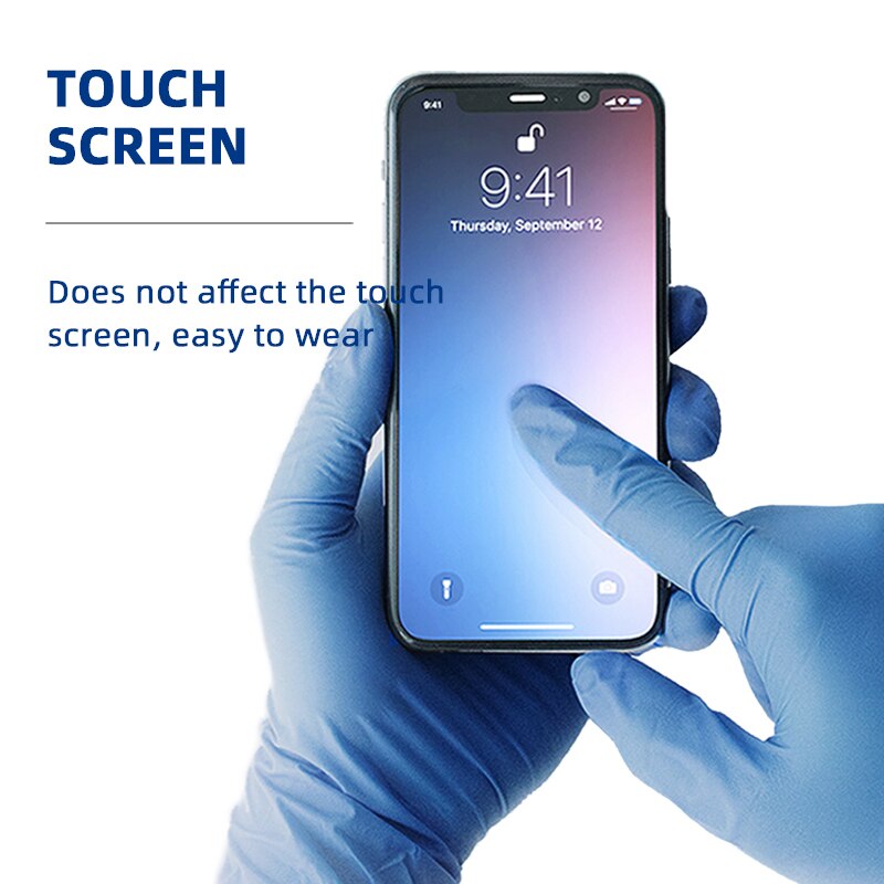 100 Stuks Wegwerp Nitril Handschoenen Allergie Gratis Olie-Proof Voor Huis Schoonmaken/Voedsel/Tuin Handschoenen Universele Voor links En Rechts