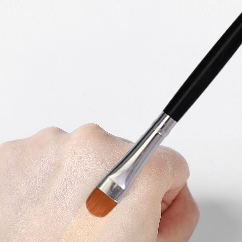 Flacher Augenbrauenpinsel, ultradünne Augenbrauen, machen-hoch-Pinsel, Eyeliner-Pinsel, dünner Eyeliner, Augenbrauenkontur, Concealer, Schönheitspinsel-Werkzeug