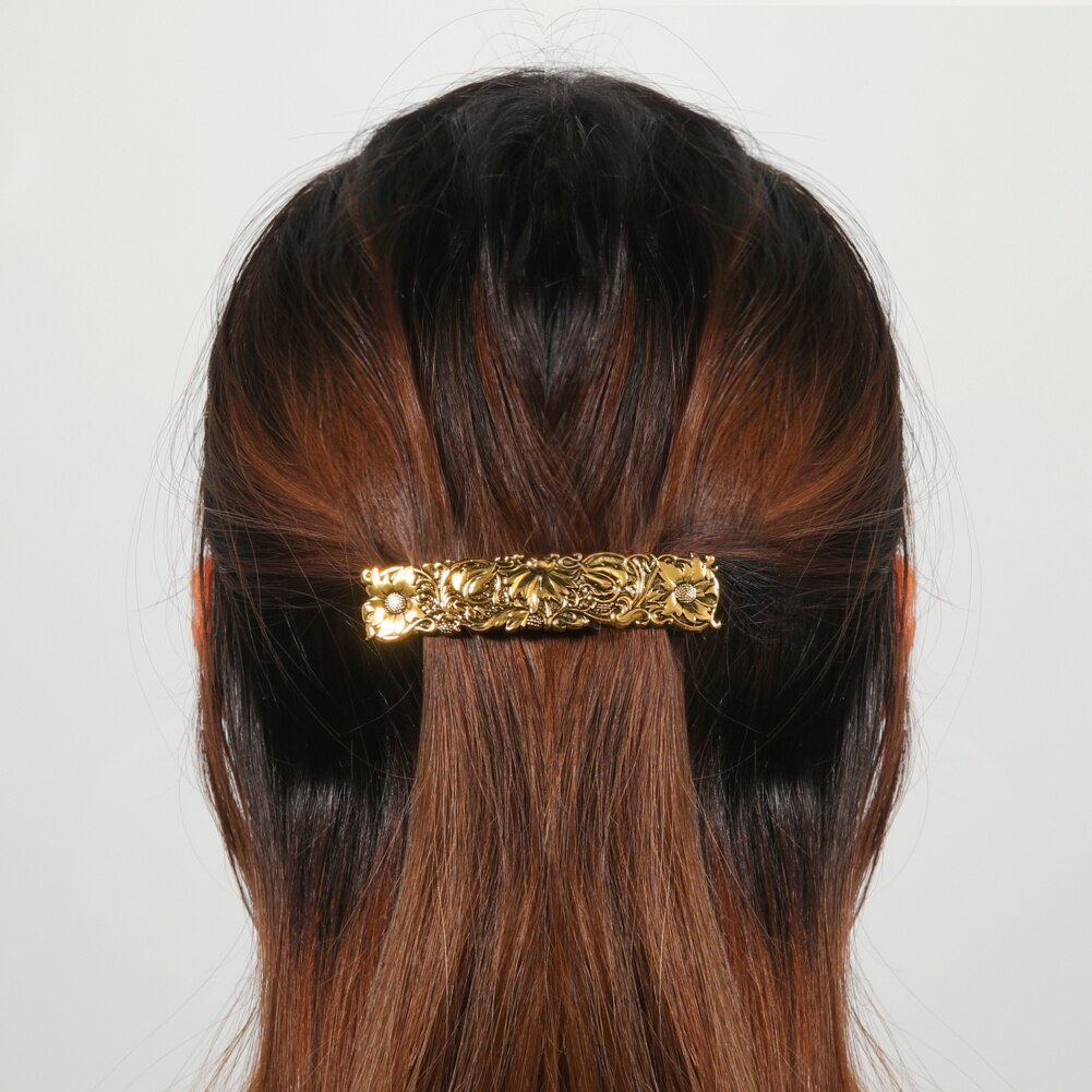 Skyrim Ginkgo Daisy fleur plante pince à cheveux mariée diadème rétro femmes épingle à cheveux Barrette luxe mariage cheveux accessoires