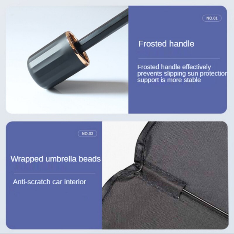 Foldable Car Windshield Sun Shade Umbrella Car UV Cover Sunshade Heat Insulation Front Window Interior Protection All Car Models