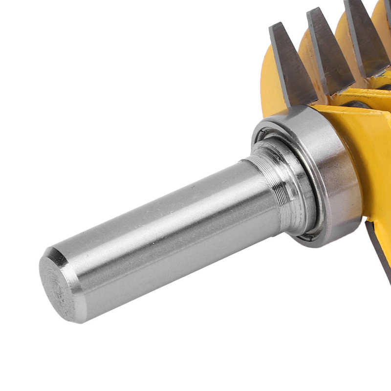 1/2in Shank Woodworking Cutter Finger Glue Joint Router Bit Tungsten Steel Supplies Glue Joint Router Bit