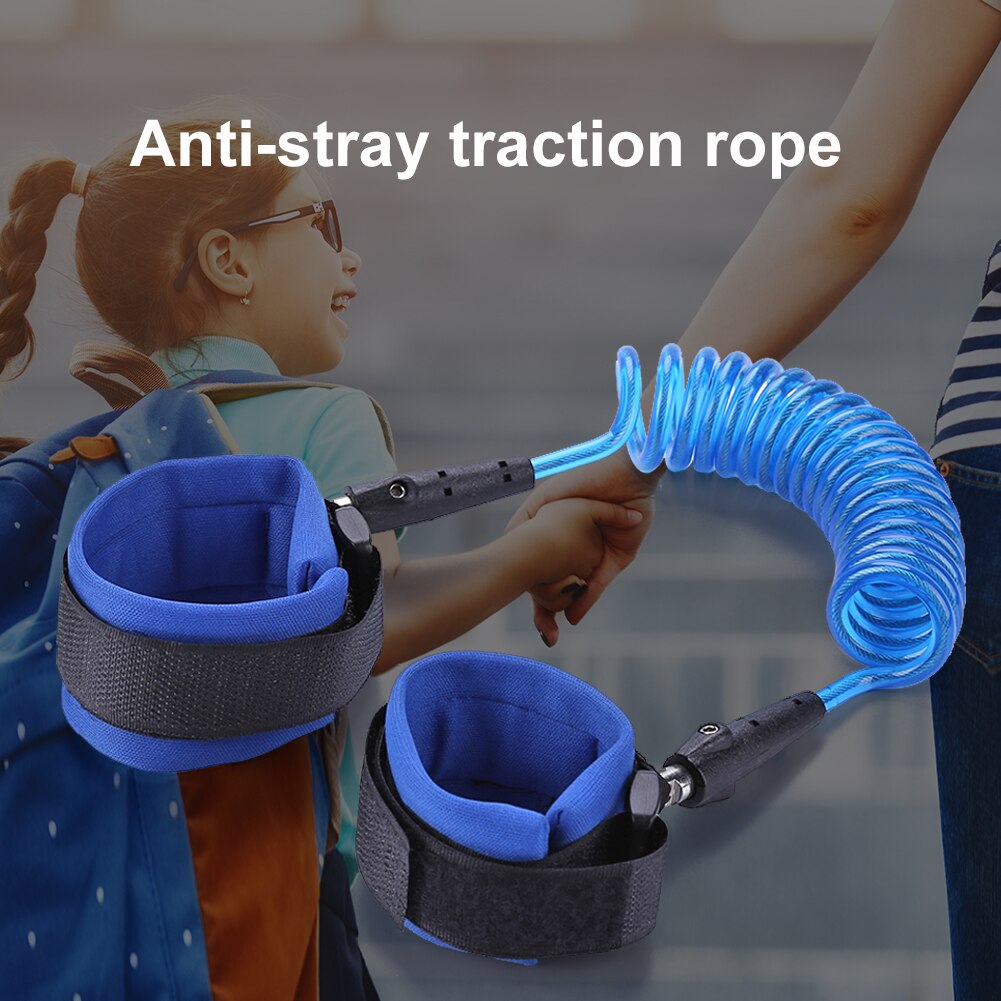 2.5m 360 degrés rotation bébé Bracelet Anti-perte enfants sécurité harnais poignet laisse Anti-perte ceinture lien enfants poignet lien corde