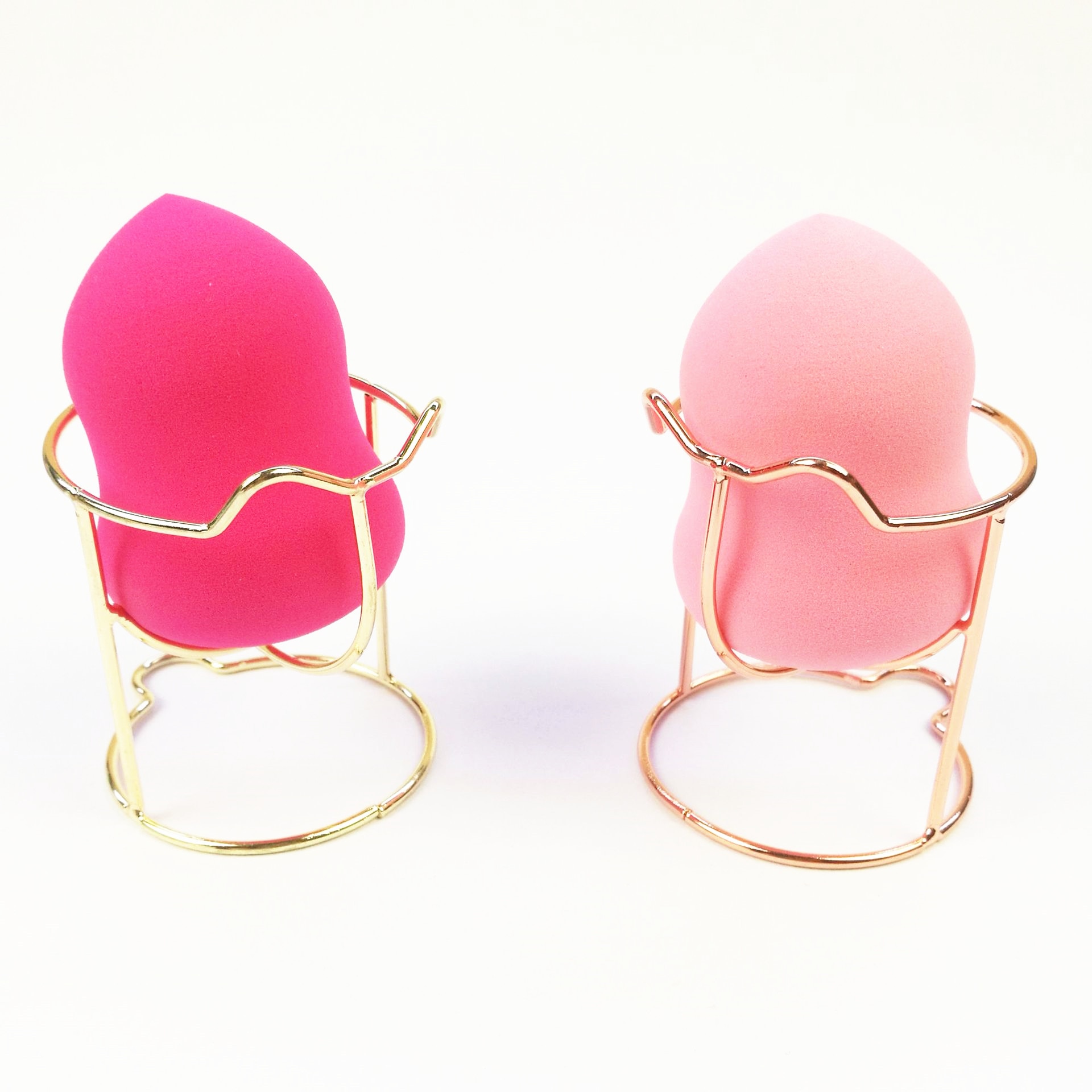 1pc sminke svamp kalebass pulver puff stativ egg pulver puff brakett boks tørketrommel arrangør skjønnhet hylle holder verktøy