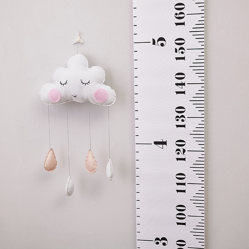 Colgante de gota de agua nube cosas para la decoración de la habitación de bebé decoración de la habitación del bebé cosas de bebé para recién nacidos fotografía tienda Decoración