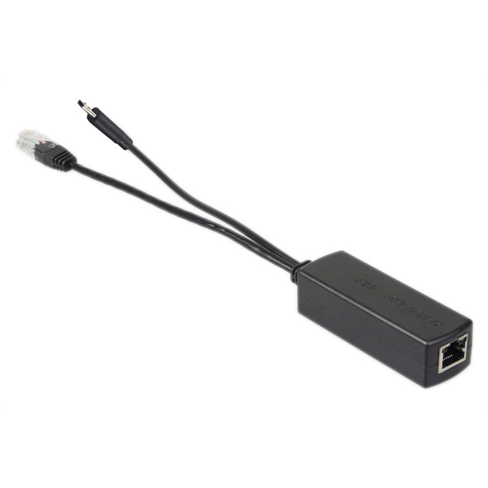 ANPWOO IEEE 802.3af Micro USB Active PoE Splitter Power Over Ethernet 48V To 5V 2.4A for Tablet Dropcam or Raspberry Pi