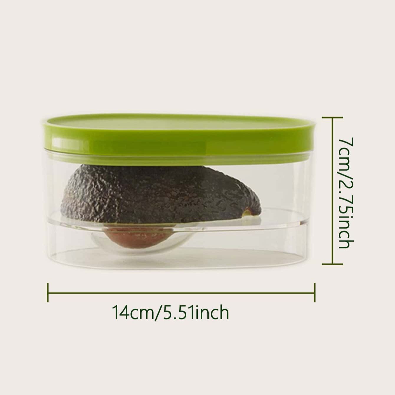 1 st Avocado Voedsel Opbergdoos Ruimtebesparend Avocado Saver Plastic Fruit Container voor Keuken Scherper Groente Organizer