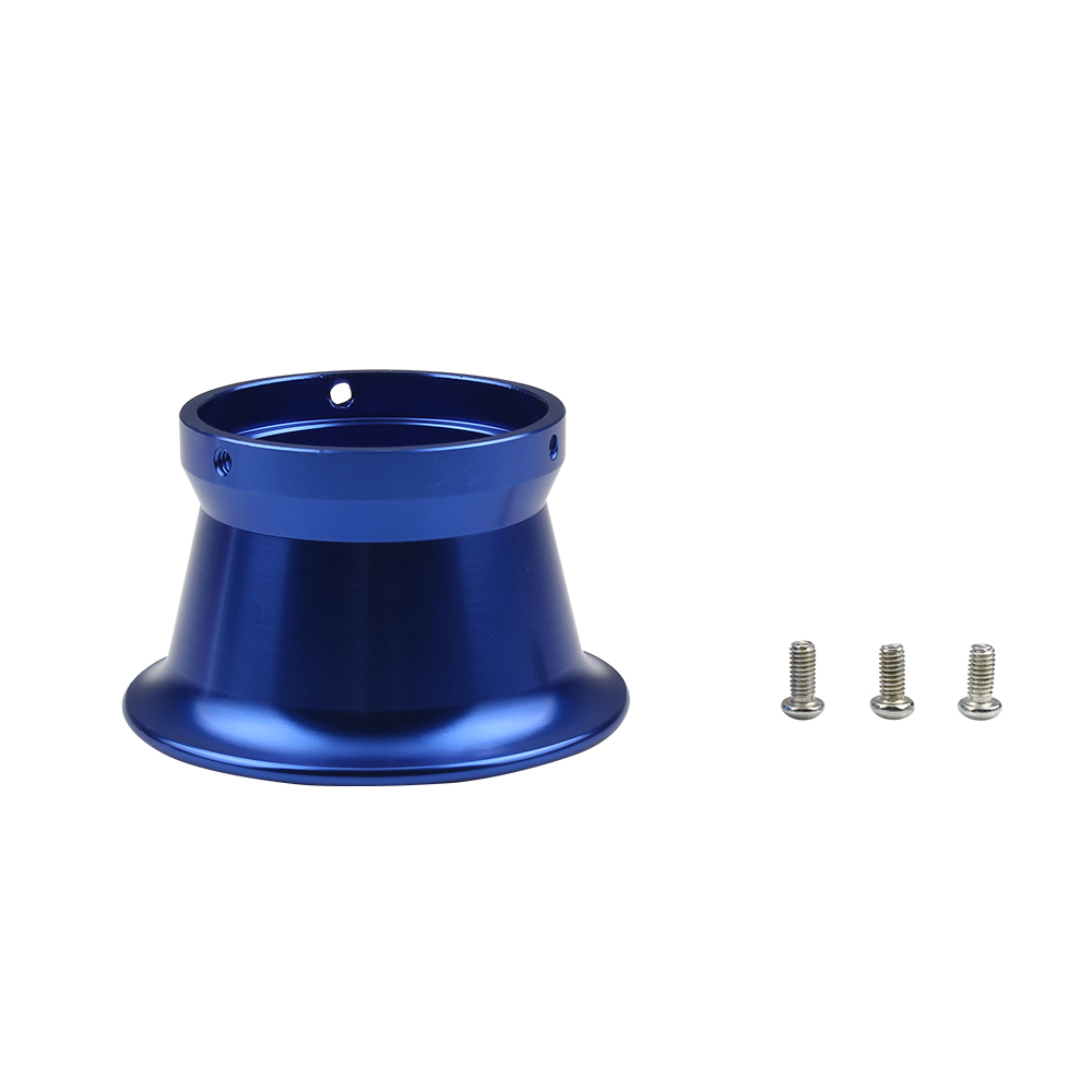 Interfaz de carburador de motocicleta, filtro de aire, bocina, copa de viento de 50mm para Keihi PWK KOSO OKO PE 21 24 26 28 30mm, Moto ATV Motocross: Azul
