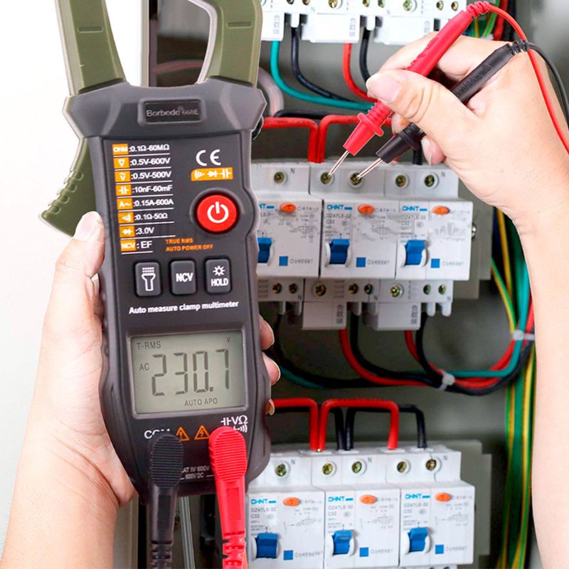 Digital Current Clamp Meter High Precision AC/DC500V/700V Output Pocket Multifunction Clamp Multimeter