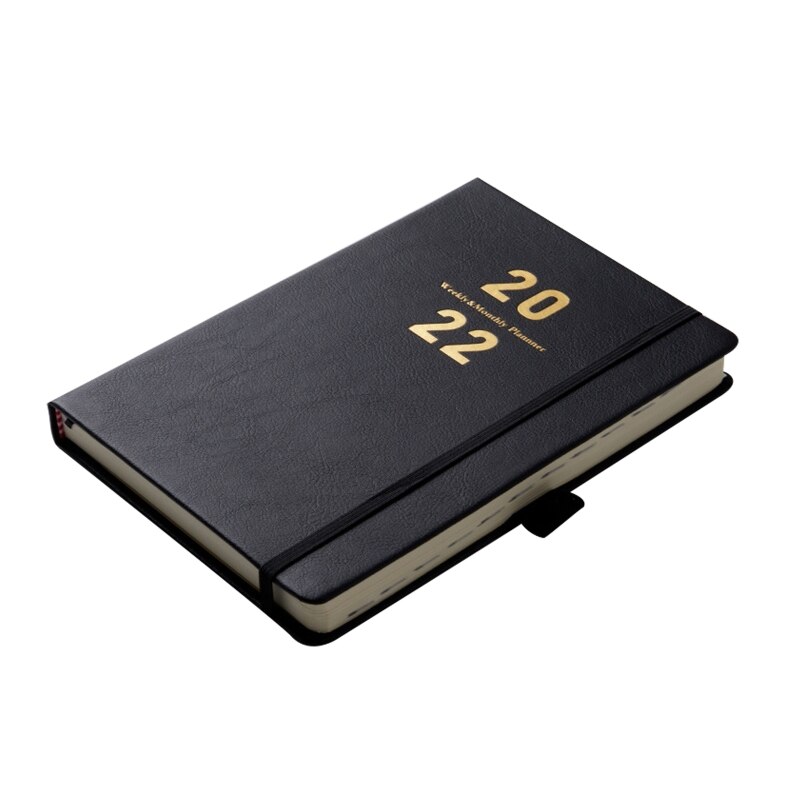 Daily Weekly English Planner Notebook for Project Management Personal Scheduel 1XCE: Black