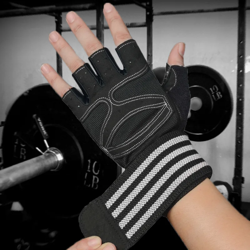 Gewichthefhandschoenen Heren Dames Trainingshandschoen Barbell Gym Fitnesshandschoenen met polssteun voor Crossfit Training Oefening Beschermen