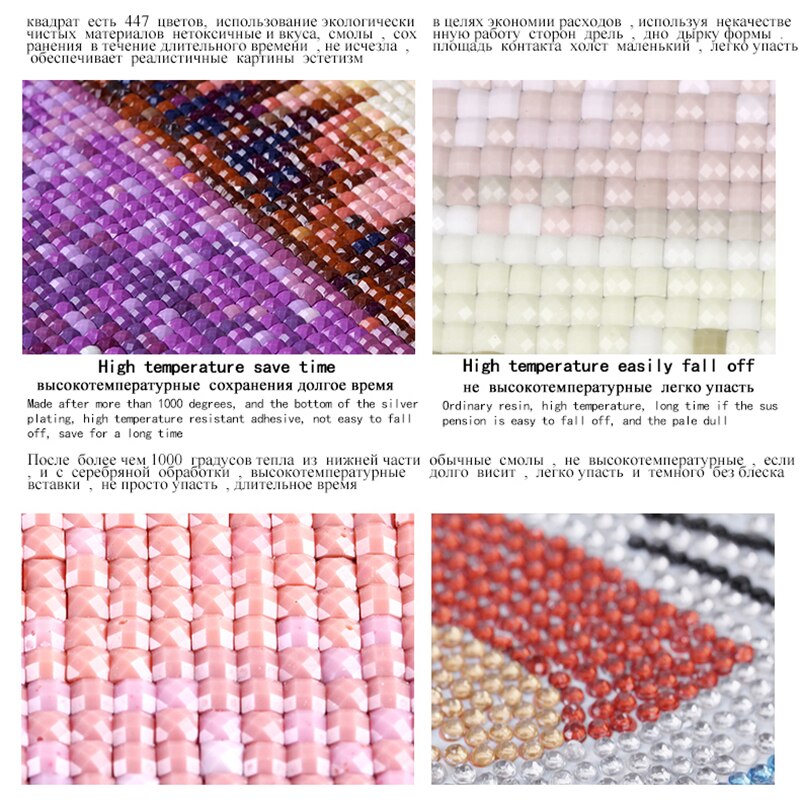 Diamantmaleri flamingoer diamantmosaikk fugl diamantbroderi dyr bilde av rhinestones full firkantet hjemmeinnredning