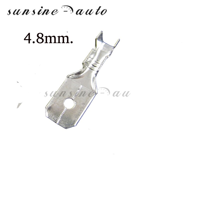 Conectores de cable hembra/macho: 50pcs 4.8mm Male