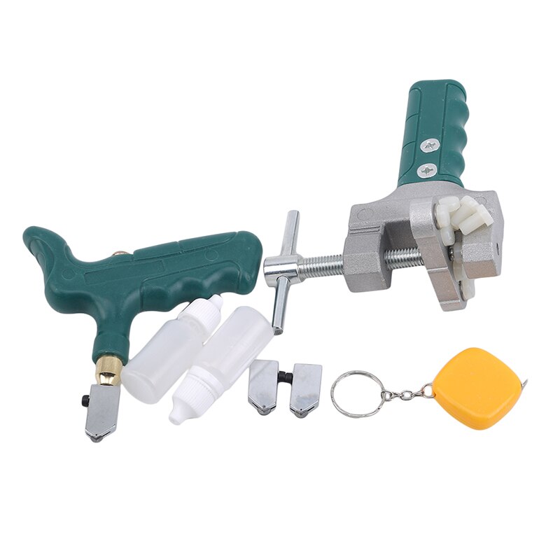 Glass Tile Opener Hand-Held Large Wheel Ceramic Tile Cutter Multi-Function Glass Cutter Set