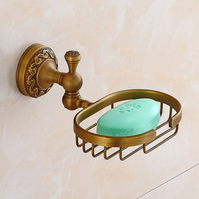 Badezimmerzubehör Antik Bronze Handtuchregal Toilettenpapier Regal Seifenhalter Handtuchhalter Wäscherhalter Toilettenbürstenhalter: Burgunderrot