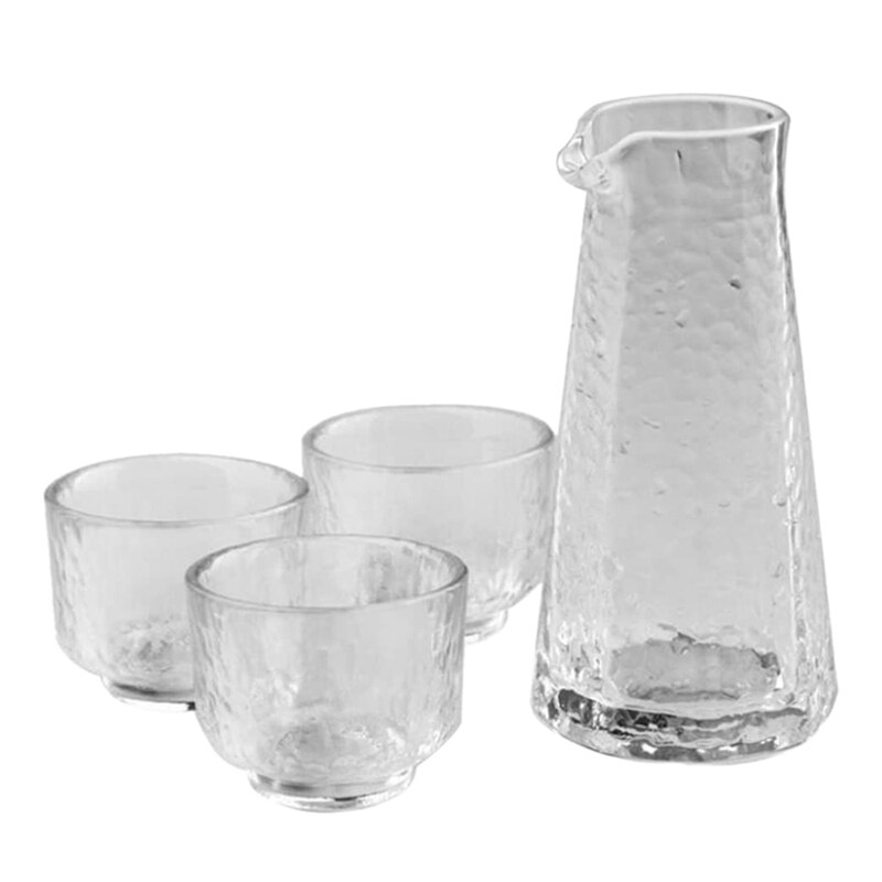Sense Collection Jug 4 Pcs Of Transparent Japanese Sake Jug ,One Jug Th... – Grandado