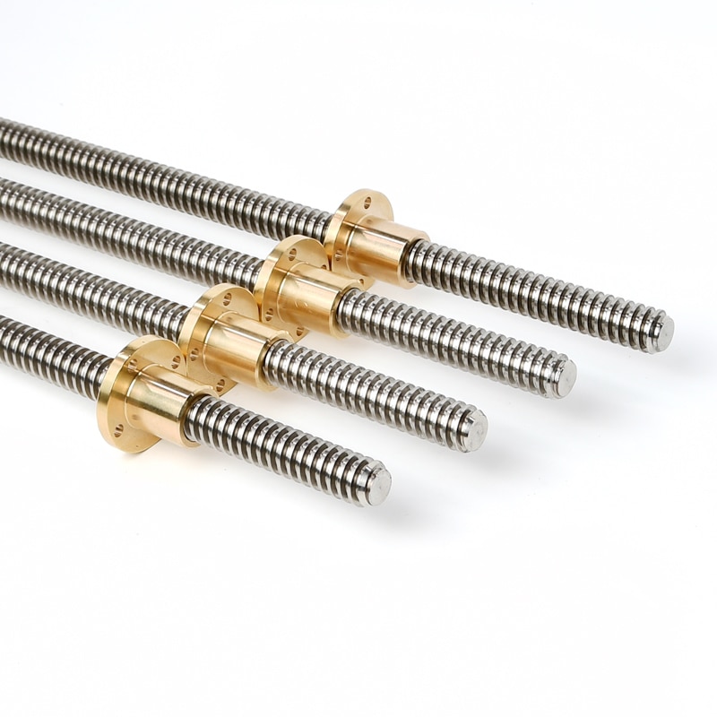 Rvs 304 Trapeziumvormige Schroef T8 T10 T12 T16 T20 T22 T25 T30 Schroef Hoek 30 8Mm 10Mm 12Mm 16Mm 20Mm 25Mm M300