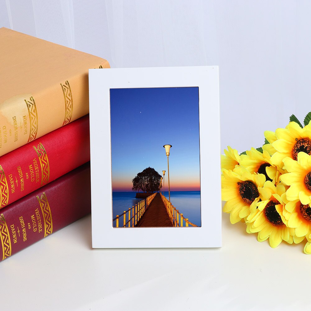 25# Home Decor Wooden Picture Frame Wall Mounted Hanging Photo Frame Frames For Family Memory Home Decoration Wooden Frame: J