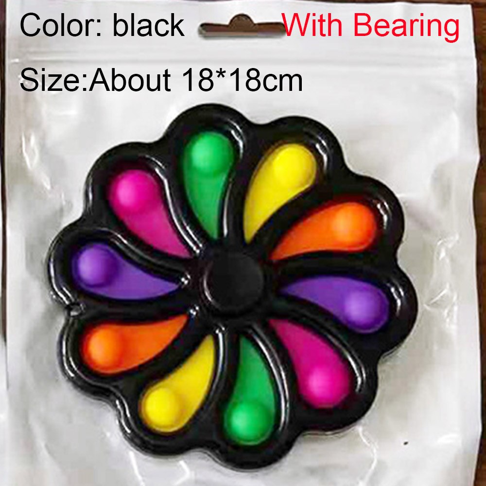Early Educational Autism Special Need Simple Dimple Fidget Toys Pack Fit Brain Toy Stress Anti Stress Fidget Hand Spinner: 11