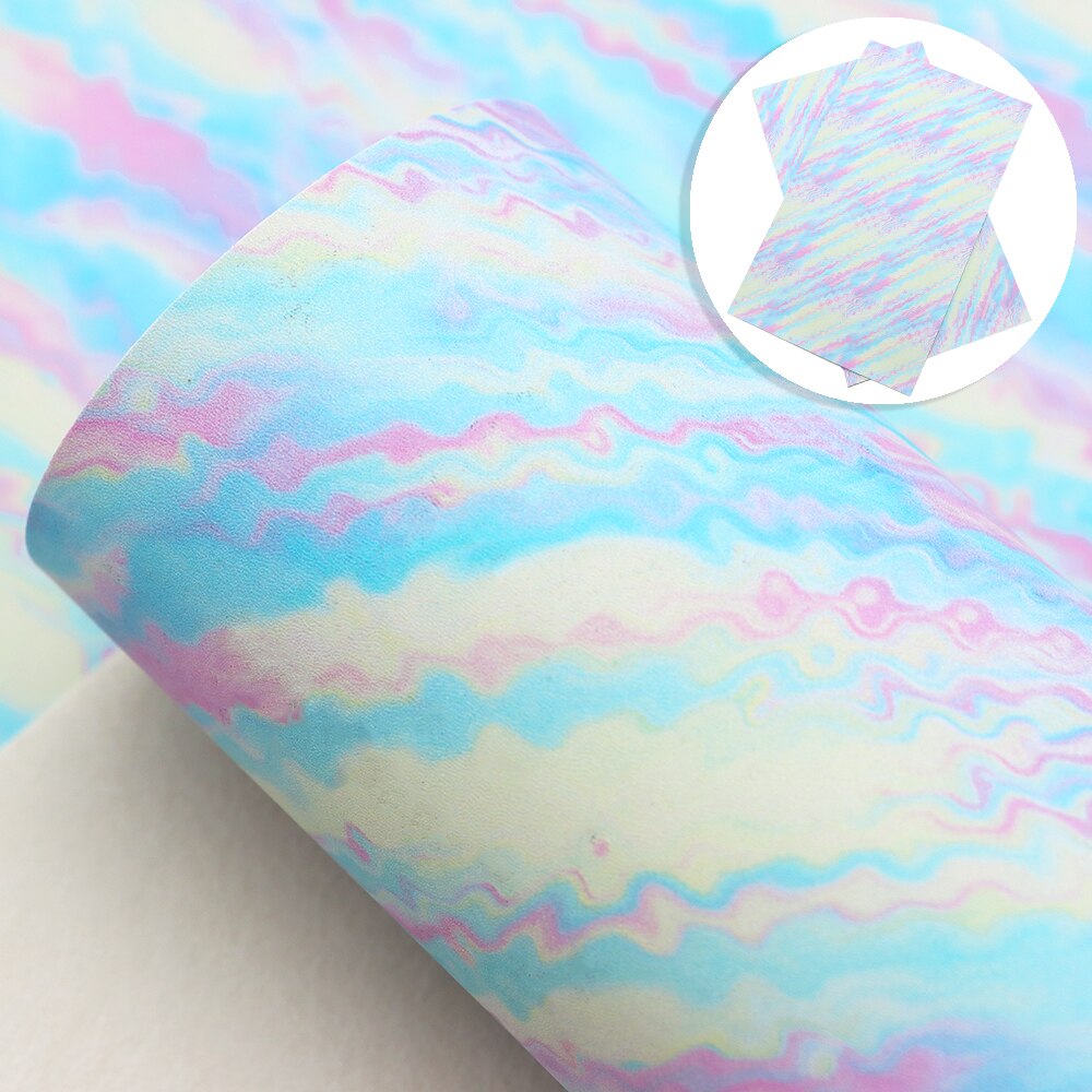 20*34cm Plaid Smooth Faux Leather Fabric for Bows Synthetic Leather in Crafts DIY Handmade Materials,1Yc11255: 1103823028