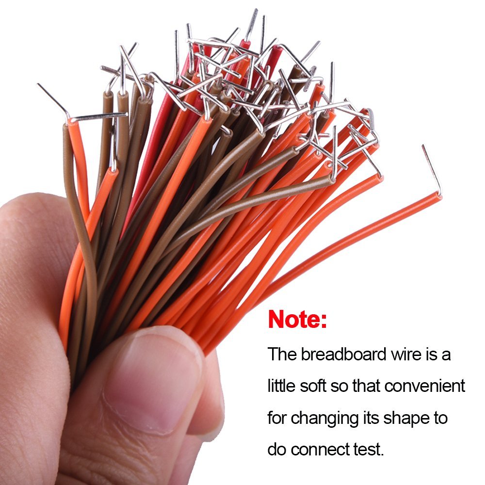 560pcs 2-125mm Jumper Kits 24AWG Dupont Wire PCB Breadboard Lines With Box 14 Lengths U Shape Cable Wire Kit For Arduino M-M 30