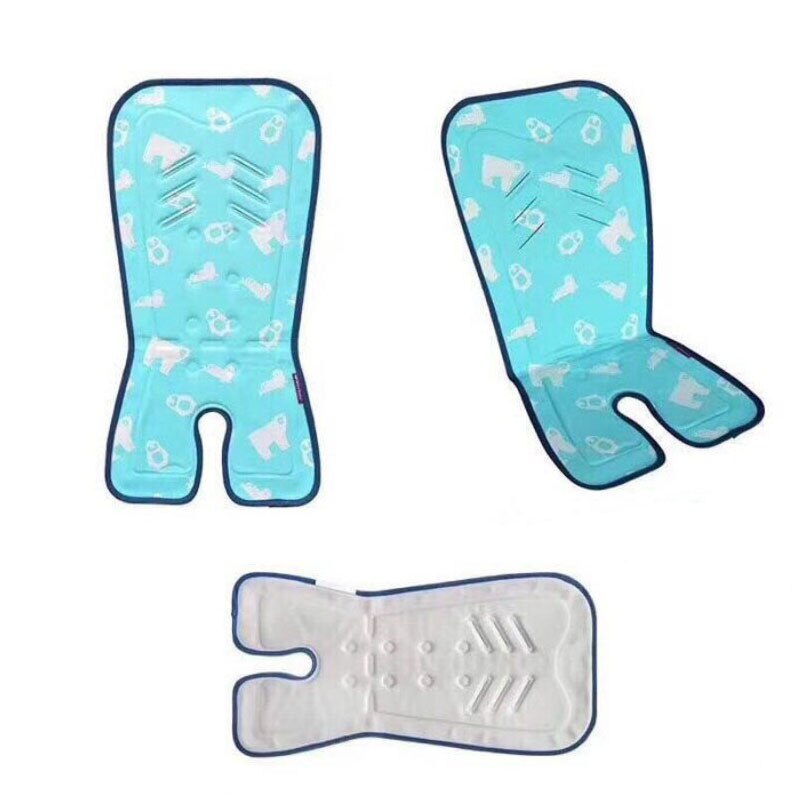 Sommar baby is siden pad barnvagn sittdyna baby barnvagn gel is pad förtjockad bilstol barnvagn tillbehör chi
