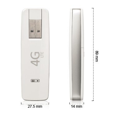 Unlocked Alcatel L800 4G USB Modem 100Mbps 4G LTE Dongle with SIM card slot