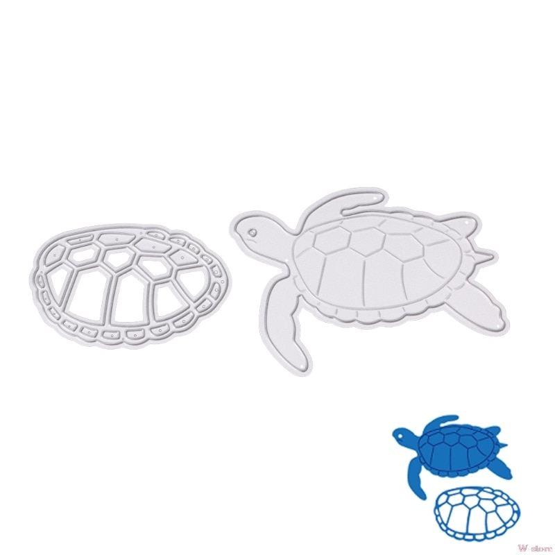 Turtle Metal Cutting Dies Stencil DIY Scrapbook Album Embossing Card Paper Craft W-store Sep17_A