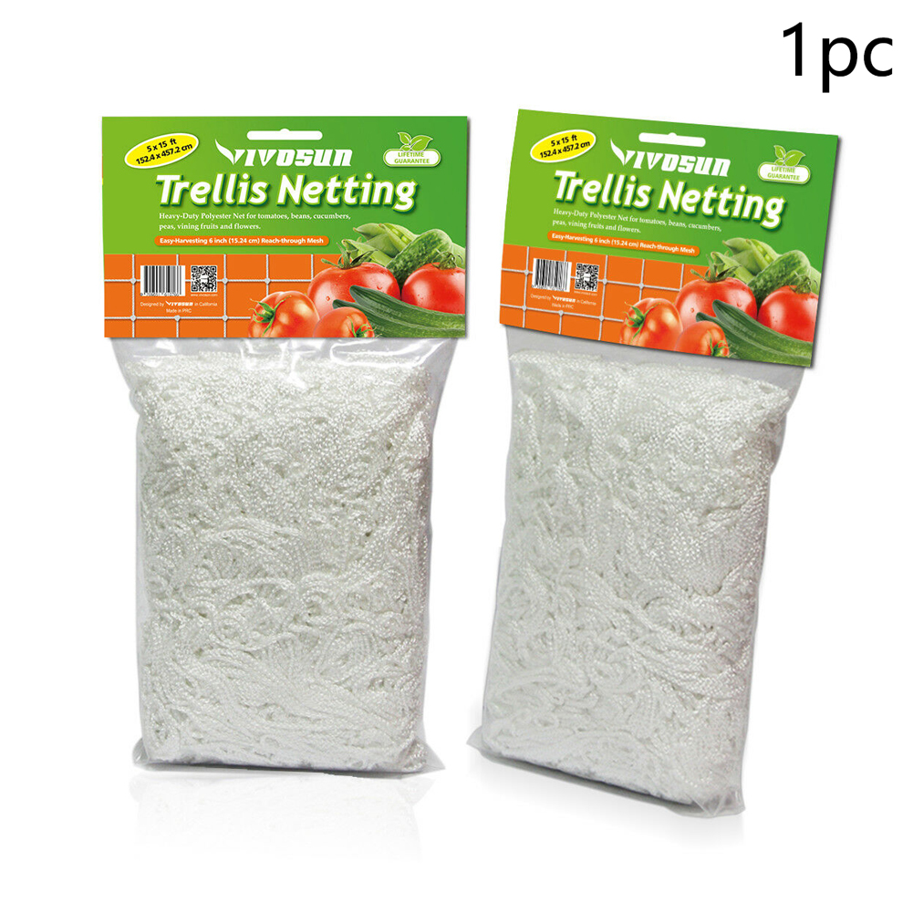Support végétal vigne cadre concombre fleur jardin atterrissage maille grandir plante escalade filet tissage treillis filet Polyester